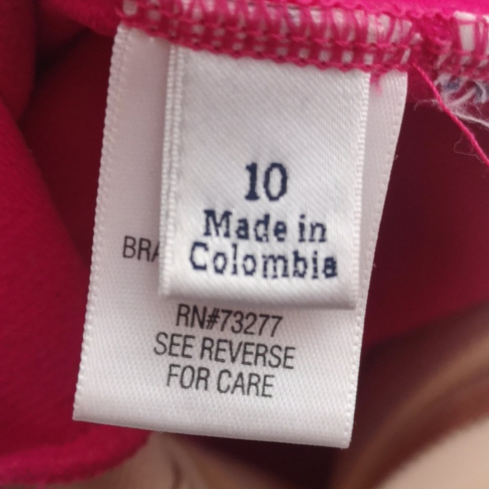 Pink One Piece Bathing Suit - Picture 3 of 3